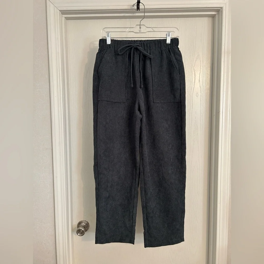 Men's | Black Drawstring Pants | Size Medium.